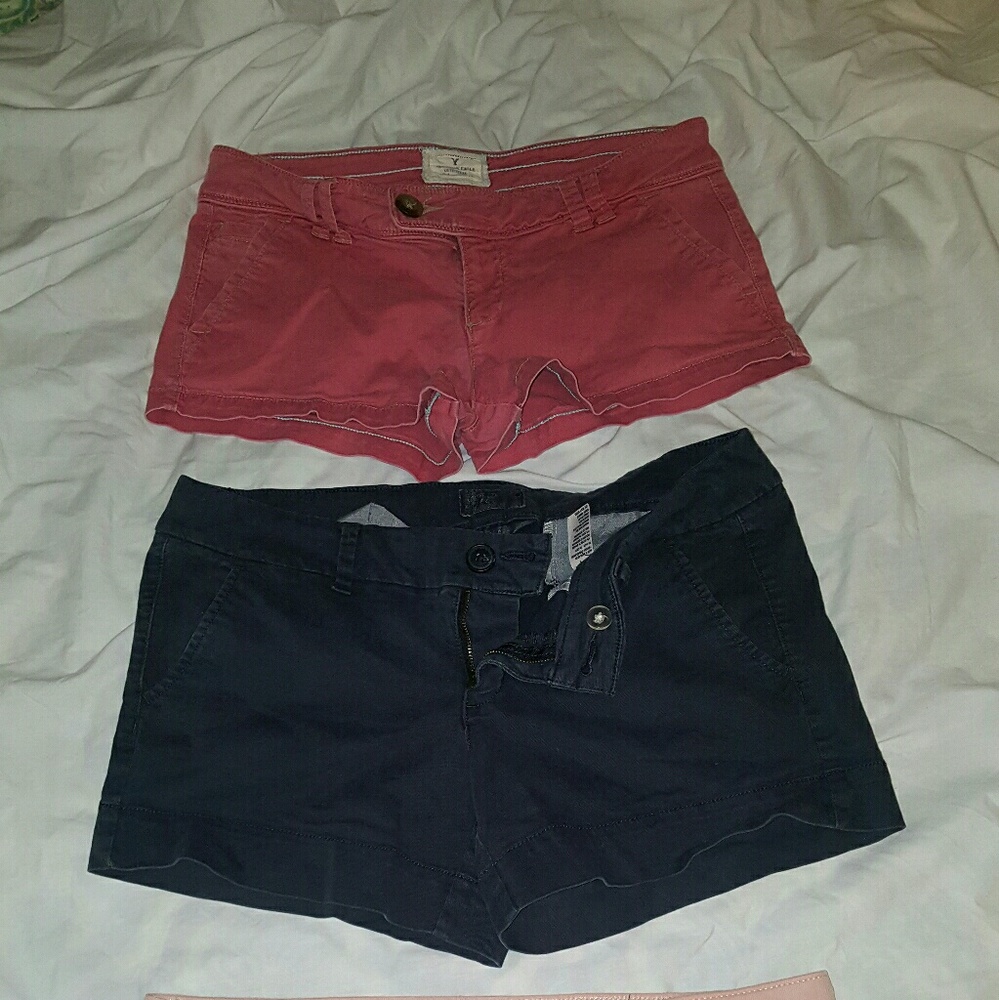 3 pairs  of american eagle shorts